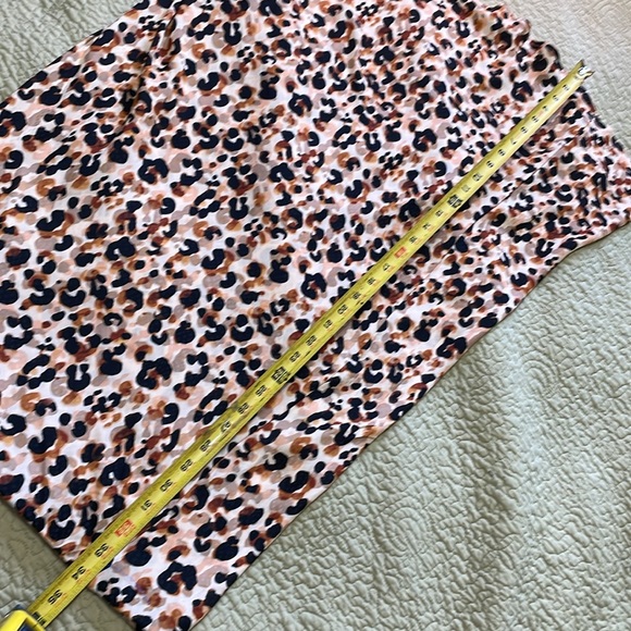 Democracy, leopard print satin slip skirt - Picture 6 of 6